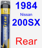 Rear Wiper Blade for 1984 Nissan 200SX - Assurance