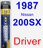 Driver Wiper Blade for 1987 Nissan 200SX - Assurance