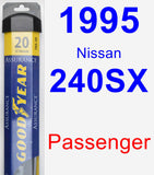 Passenger Wiper Blade for 1995 Nissan 240SX - Assurance