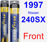 Front Wiper Blade Pack for 1997 Nissan 240SX - Assurance