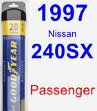 Passenger Wiper Blade for 1997 Nissan 240SX - Assurance