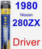 Driver Wiper Blade for 1980 Nissan 280ZX - Assurance