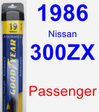 Passenger Wiper Blade for 1986 Nissan 300ZX - Assurance