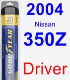 Driver Wiper Blade for 2004 Nissan 350Z - Assurance