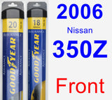 Front Wiper Blade Pack for 2006 Nissan 350Z - Assurance