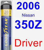 Driver Wiper Blade for 2006 Nissan 350Z - Assurance