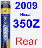 Rear Wiper Blade for 2009 Nissan 350Z - Assurance