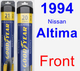 Front Wiper Blade Pack for 1994 Nissan Altima - Assurance