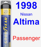 Passenger Wiper Blade for 1998 Nissan Altima - Assurance