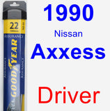 Driver Wiper Blade for 1990 Nissan Axxess - Assurance