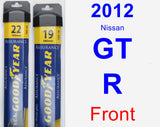 Front Wiper Blade Pack for 2012 Nissan GT-R - Assurance