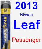 Passenger Wiper Blade for 2013 Nissan Leaf - Assurance