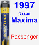 Passenger Wiper Blade for 1997 Nissan Maxima - Assurance