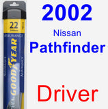 Driver Wiper Blade for 2002 Nissan Pathfinder - Assurance