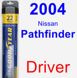 Driver Wiper Blade for 2004 Nissan Pathfinder - Assurance