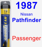 Passenger Wiper Blade for 1987 Nissan Pathfinder - Assurance