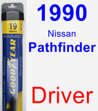 Driver Wiper Blade for 1990 Nissan Pathfinder - Assurance