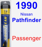 Passenger Wiper Blade for 1990 Nissan Pathfinder - Assurance