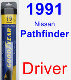 Driver Wiper Blade for 1991 Nissan Pathfinder - Assurance