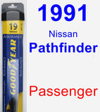 Passenger Wiper Blade for 1991 Nissan Pathfinder - Assurance