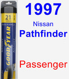 Passenger Wiper Blade for 1997 Nissan Pathfinder - Assurance