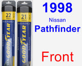 Front Wiper Blade Pack for 1998 Nissan Pathfinder - Assurance