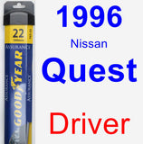 Driver Wiper Blade for 1996 Nissan Quest - Assurance