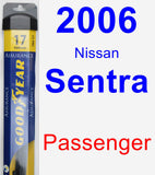 Passenger Wiper Blade for 2006 Nissan Sentra - Assurance