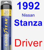 Driver Wiper Blade for 1992 Nissan Stanza - Assurance