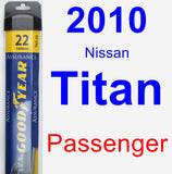 Passenger Wiper Blade for 2010 Nissan Titan - Assurance