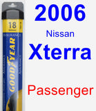 Passenger Wiper Blade for 2006 Nissan Xterra - Assurance