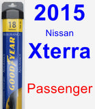 Passenger Wiper Blade for 2015 Nissan Xterra - Assurance