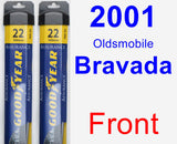 Front Wiper Blade Pack for 2001 Oldsmobile Bravada - Assurance