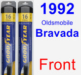 Front Wiper Blade Pack for 1992 Oldsmobile Bravada - Assurance