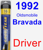 Driver Wiper Blade for 1992 Oldsmobile Bravada - Assurance