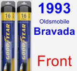 Front Wiper Blade Pack for 1993 Oldsmobile Bravada - Assurance