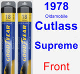 Front Wiper Blade Pack for 1978 Oldsmobile Cutlass Supreme - Assurance