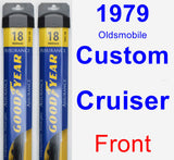 Front Wiper Blade Pack for 1979 Oldsmobile Custom Cruiser - Assurance