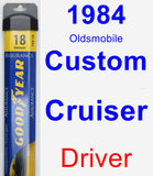 Driver Wiper Blade for 1984 Oldsmobile Custom Cruiser - Assurance