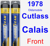 Front Wiper Blade Pack for 1978 Oldsmobile Cutlass Calais - Assurance