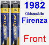 Front Wiper Blade Pack for 1982 Oldsmobile Firenza - Assurance