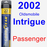 Passenger Wiper Blade for 2002 Oldsmobile Intrigue - Assurance