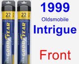 Front Wiper Blade Pack for 1999 Oldsmobile Intrigue - Assurance