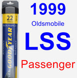 Passenger Wiper Blade for 1999 Oldsmobile LSS - Assurance