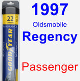 Passenger Wiper Blade for 1997 Oldsmobile Regency - Assurance