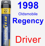 Driver Wiper Blade for 1998 Oldsmobile Regency - Assurance