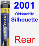 Rear Wiper Blade for 2001 Oldsmobile Silhouette - Assurance