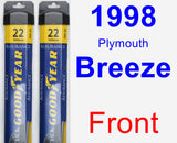 Front Wiper Blade Pack for 1998 Plymouth Breeze - Assurance