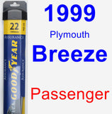 Passenger Wiper Blade for 1999 Plymouth Breeze - Assurance