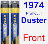 Front Wiper Blade Pack for 1974 Plymouth Duster - Assurance